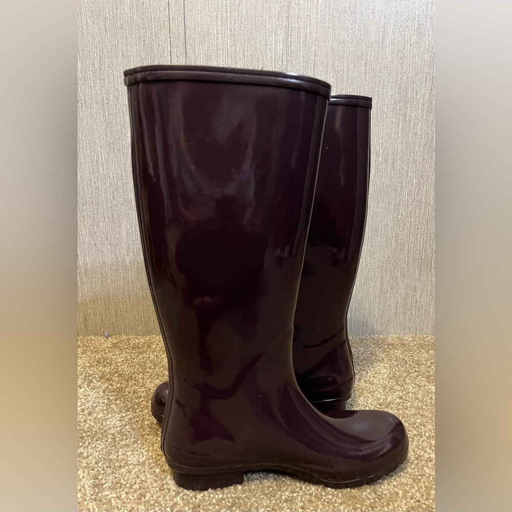 Roma EMMA Tall Vegan Rain Boots Purple size 7 - Picture 6 of 16